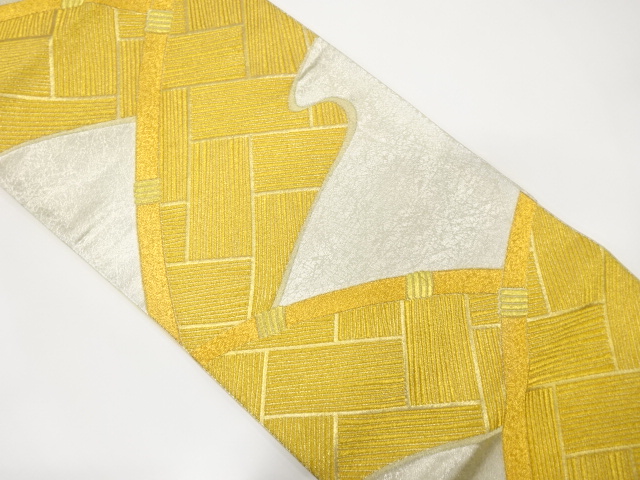 アンティーク　光悦垣模様織り出し袋帯(着用可)